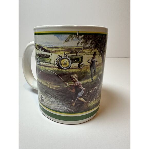 John Deere Tractor Coffee Cup Mugs Moline, Ill Collectable Promotional Coffee - Picture 5 of 7